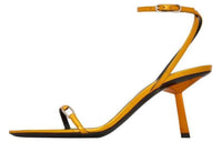 SAINT LAURENT Kitty One Strap Sandals 7.5cm Women's Gold