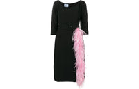 PRADA Long-Sleeved Dresses Women's Black