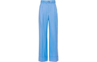 MIU MIU Knitted Sweatpants Women's Blue