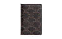 CELINE Cow Leather Card Holder Men's Black