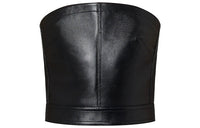 LOUIS VUITTON X Yayoi Kusama Buttons Leather Bustier Black