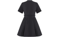 DIOR Short Sleeved Dress Women's Black