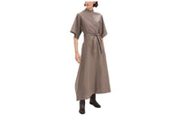 HERMES Short-Sleeved Dresses Women's Gray