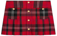 CELINE Casual Short Skirts Women's Red