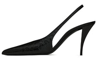 SAINT LAURENT Viper 100mm Slingback Pumps