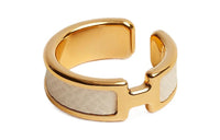 HERMES Clip-On Earrings Women's Gold