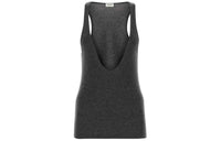 SAINT LAURENT Tank Tops Women's Gray