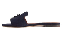 Loro Piana Slide Slippers Women's Black