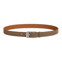 HERMES Solid Color Design Leather Leather Belts Unisex Brown 2.6CM