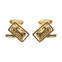 CELINE Metal Cufflinks Men's Gold