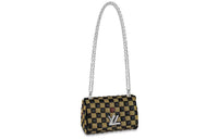 LOUIS VUITTON Twist Damier Quilted Bb Black/Yellow