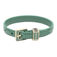 MIU MIU Leather Wristbands Women's Green
