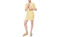 CHANEL SS22 Short-Sleeved Dresses Women's Yellow
