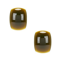 SAINT LAURENT Resin Brass Earrings Women's Gold