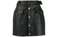 SAINT LAURENT Casual Short Skirts Women's Black