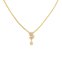 CHANEL 18K Gold Necklaces Women's Gold