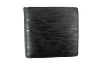 LOUIS VUITTON Epi Leather Wallet Men's Black