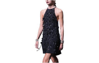 CHANEL 23 Spring And Summer Slip Dresses Women's Black