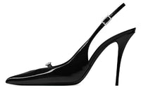 SAINT LAURENT Slim Heel High Heels 10.5cm Women's Black