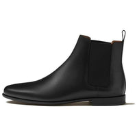 HERMES Far Short Chelsea Boots Women's Black