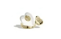 CHANEL - Rings Unisex Gold/White