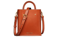DIOR Smooth Calf Leather Handbag Shoulder Bag Crossbody Bag Mini Men's Brown