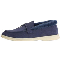 Loro Piana Summer Charms Walk Loafers Women's Blue