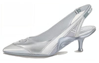 LOUIS VUITTON ARCHLIGHT Slim Heel High Heels 5.5cm Women's Silver