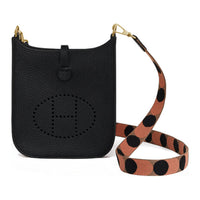 HERMES Evelyne Cow Leather Crossbody Bag, Shoulder Bag Mini Women's Sapphire Blue