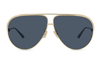 DIOR Metal Aviator Sunglasses Women's Gold