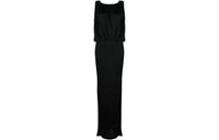 SAINT LAURENT Pleated Sleeveless Maxi Dress