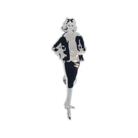CHANEL Silver-Plated Brooches Unisex Silver
