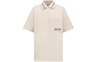 DIOR SS24 Polo Shirt Ecru Kids'