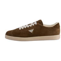 PRADA Lane Low-Top Skateboard Shoes Men's Light Brown