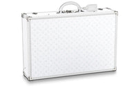 LOUIS VUITTON Leather Storage Boxes Unisex Silver