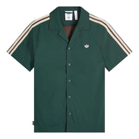 adidas x CLOT BY Edison Chen Short-Sleeved Shirt Asia Sizing 'Green Brown' JP3870