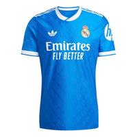 adidas Real Madrid 25/26 Third Authentic Jersey 'Blue Bird' JV5839