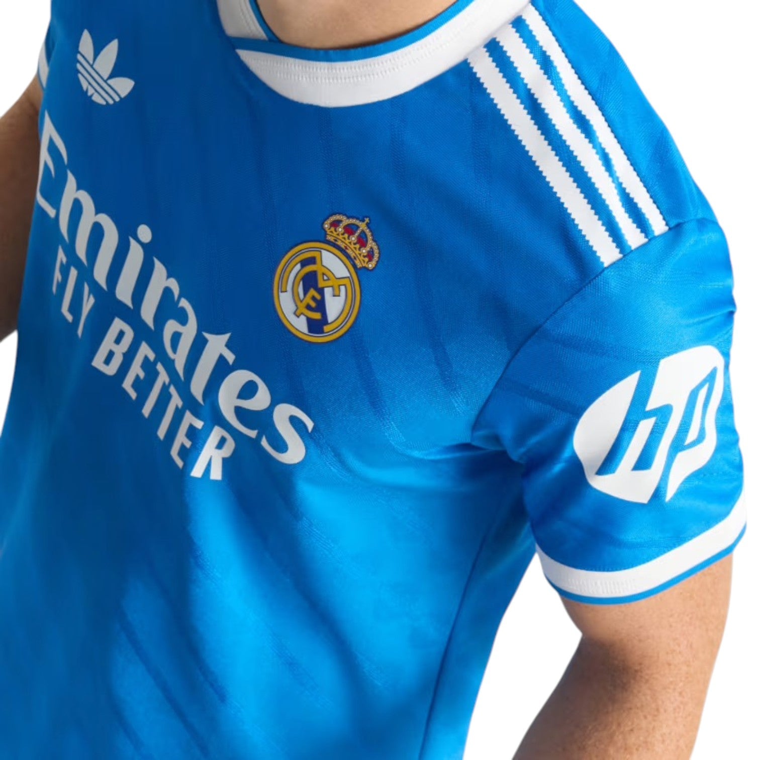adidas Real Madrid 25/26 Third Authentic Jersey 'Blue Bird' JV5839
