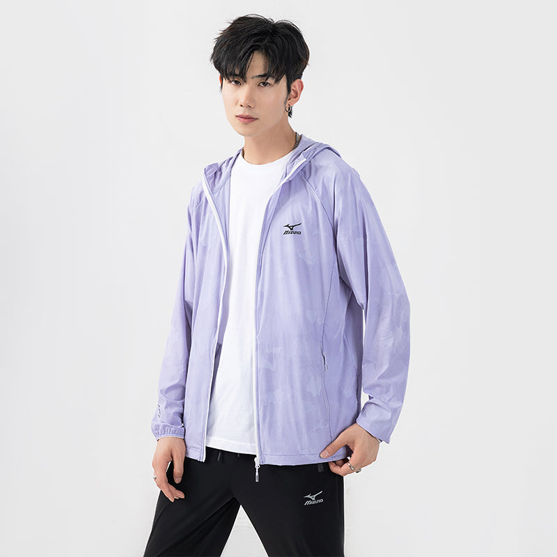 Mizuno UPF50+Logo Outdoor Jacket 'Purple' A2CE3126
