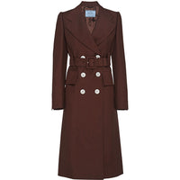 PRADA Coats Women's Umber