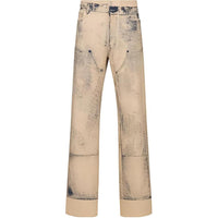 DIOR Button Detailed Straight Leg Jeans