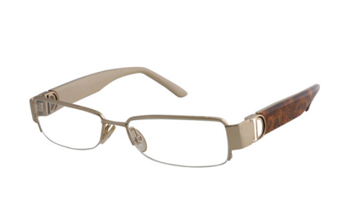 DIOR - Irregular Shape Eyeglass Frames Women's Brown