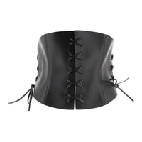 DIOR Calfskin Leather Belts Women's Black 26CM Wide