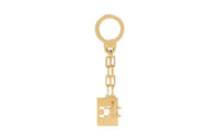 CELINE Triomphe Brass Pendant Bag Accessory Women's Gold
