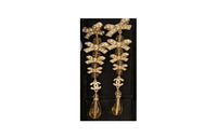 CHANEL Earrings Women's Gold