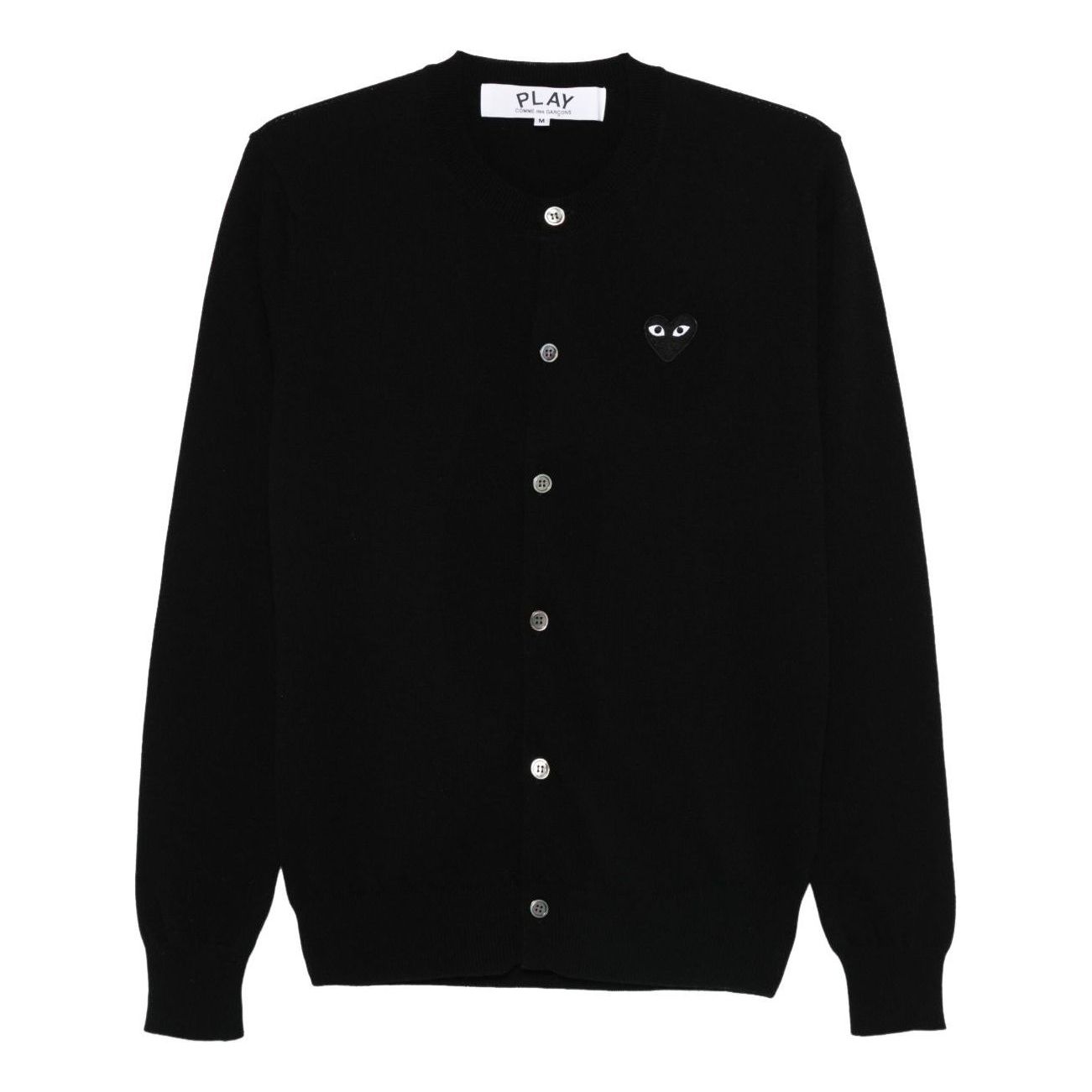 (WMNS) COMME des GARCONS PLAY FW25 Black Heart Cardigan 'Black' AX-N023-051-1