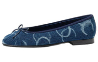 CHANEL Casual Single Shoes Women's Dark Blue