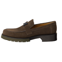 HERMES Gregoire Loafers Men Coffee