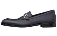HERMES Monterey Casual Shoes Men's Marine Blue