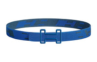 HERMES Nylon Belt Men's Blue Width: 3.2cm